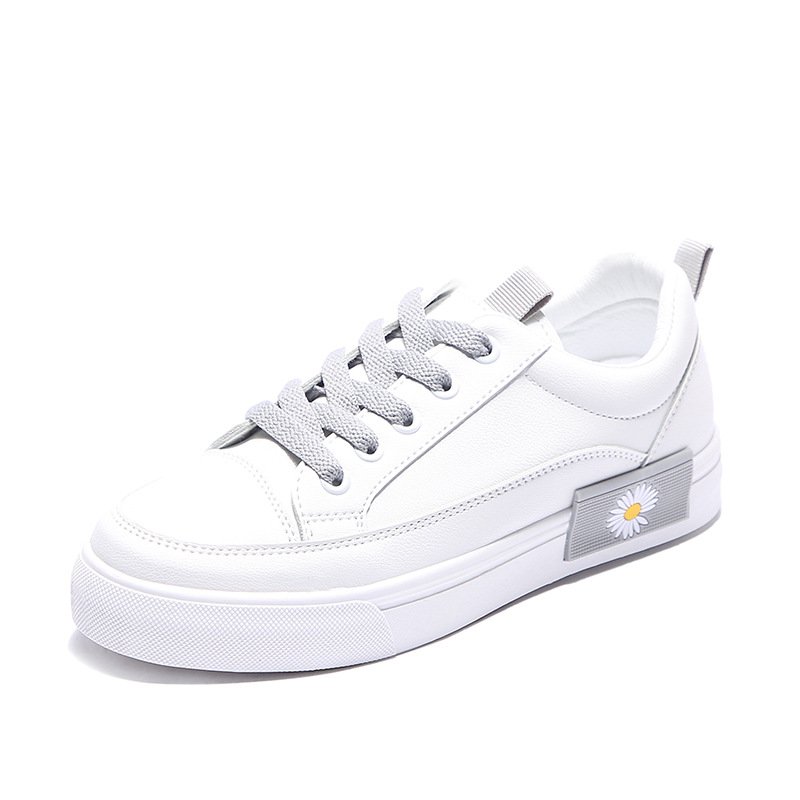 Little white shoes women's thick-soled basic Hong Kong style board shoes 2021 new spring student thick-soled shoes women