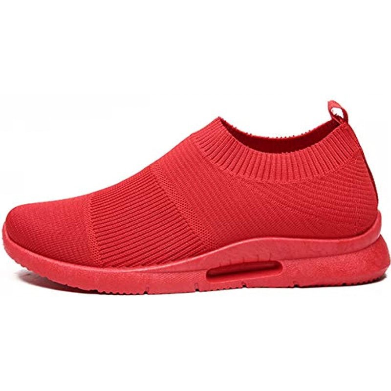 Damyuan Mens Lightweight Athletic Running Walking Gym Shoes Casual Sports Shoes Fashion Sneakers Walking Shoes Red1