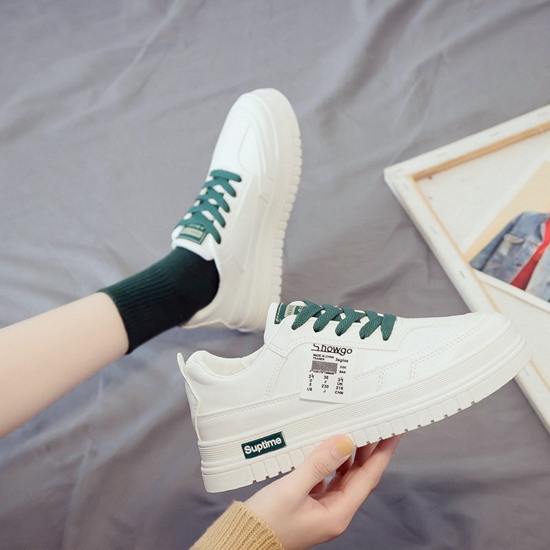 Little white shoes women 2021 spring new breathable student board shoes women's platform platform shoes women's shoes